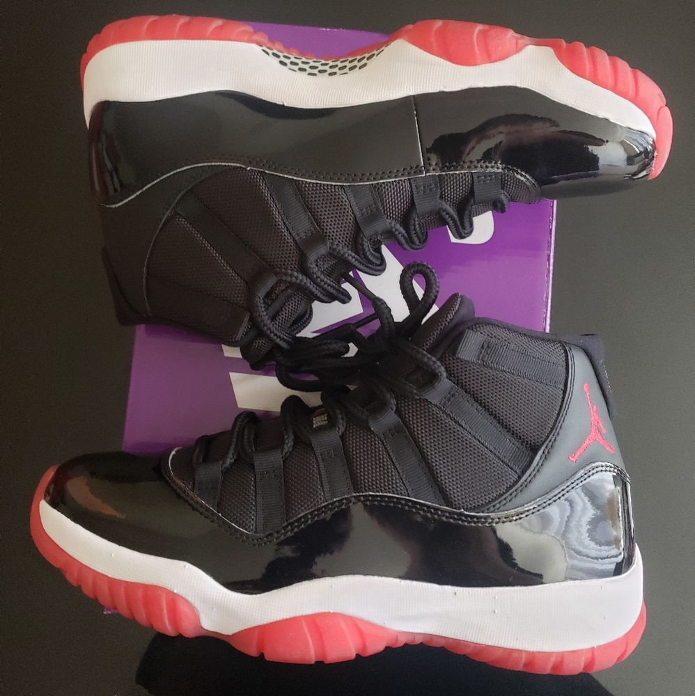 Jordan Black and Red Sneakers